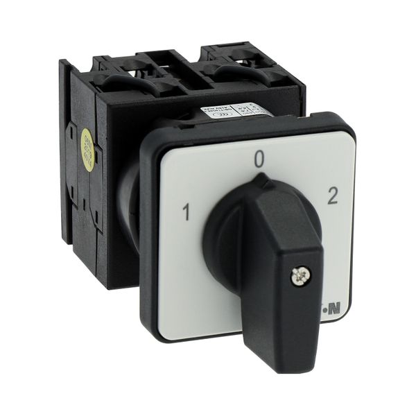 T0-3-8401/E Reversing switches, T0, 20 A, flush mounting, 3 contact unit(s), Contacts: 5, 60 °, maintained, With 0 (Off) position, 1-0-2, Design number 8401 image 27