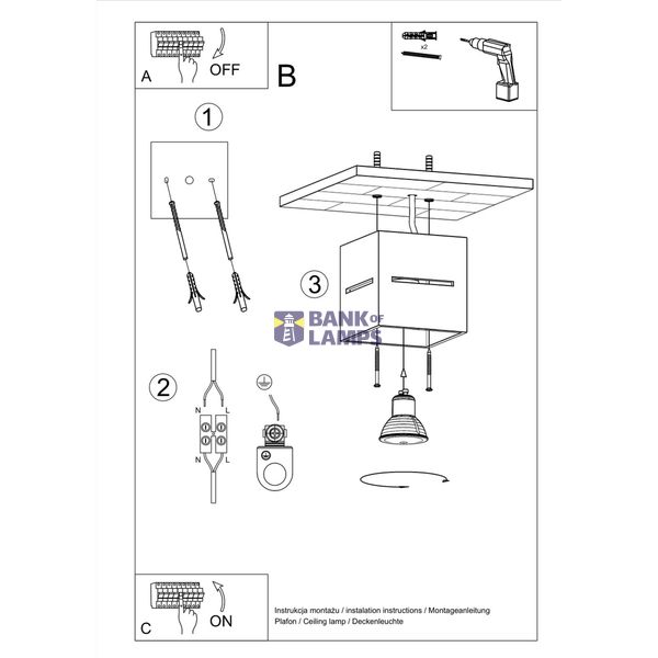 SPOT LOBO WHITE G9 1X40W IP20 image 5