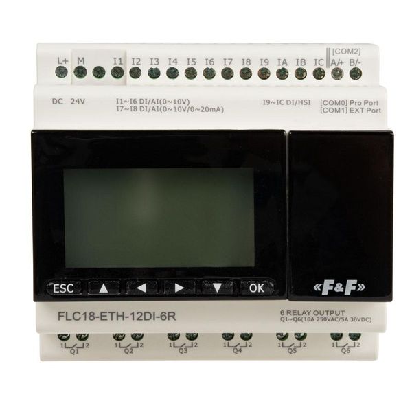 Programmable controller FLC18-ETH-12DI-6R image 1