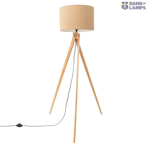 Floor lamp NATT beige image 1