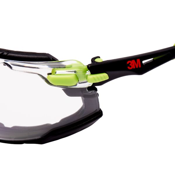 3M™ Solus™ 1000 Safety Glasses, Green/Black Frame, Scotchgard™ Anti-Fo image 7