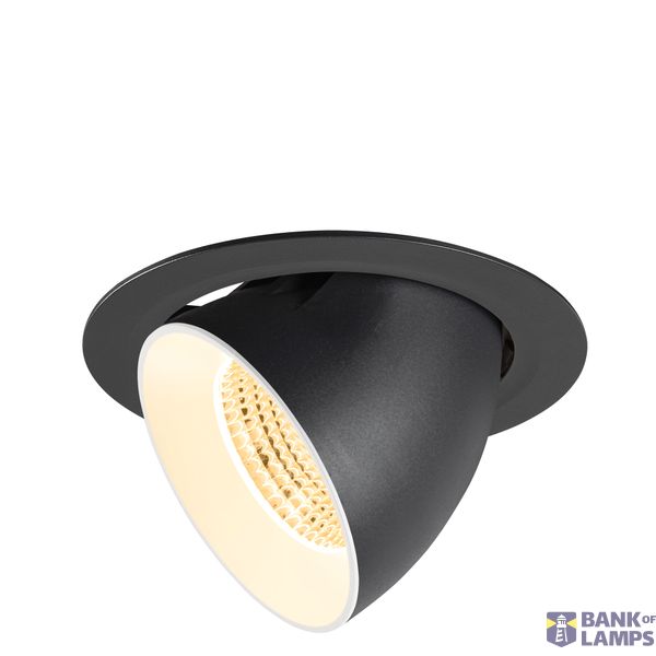 NUMINOS© GIMBLE XL, recessed ceiling light, 3000K, 55ø bl/wh image 1