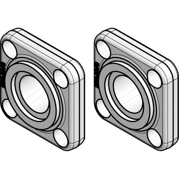 WELDED FLANGE SET STAINLESS STEEL image 1
