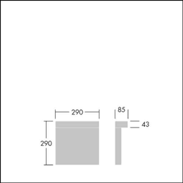 AXYL GREETB H290 SE 56L 930 A/S HFX ANT - LED bollard image 2