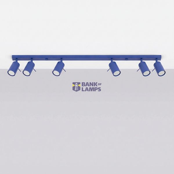 Ceiling lamp RING 6L ultramarine image 10