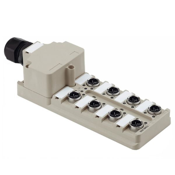 Hood version, IDC, M12, 30 V, A-coded, LED: Yes, LED initiator: Yes, Wiring type: PNP image 1