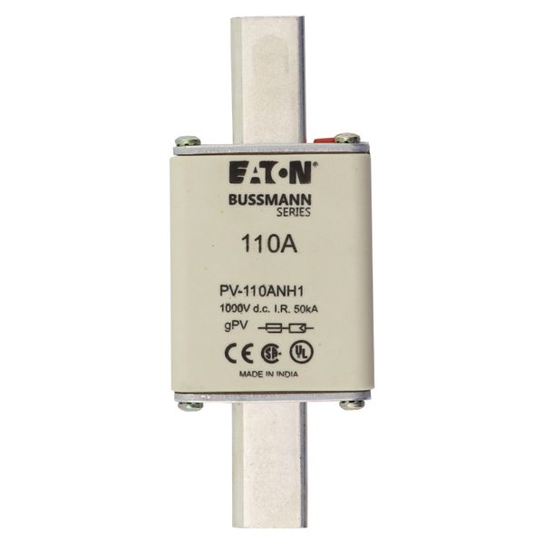 FUSE 110A 1000V DC PV SIZE 1 DUAL IND image 12
