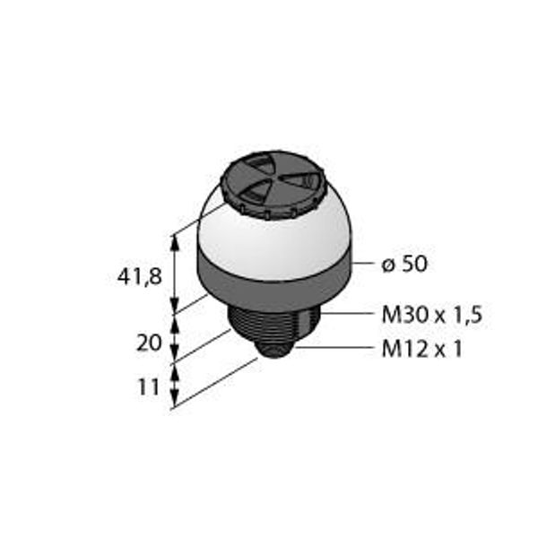 LED Signal Light Beacon with Audible Signal   K50LGRALS4XPQ image 2