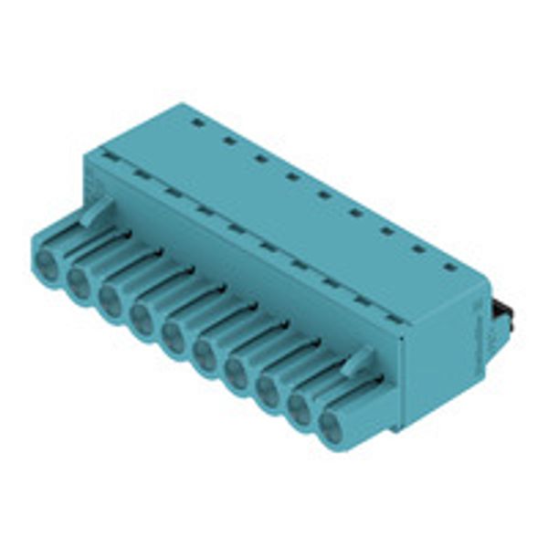 PCB plug-in connector, female plug, 5.08 mm, Number of poles: 10, 180°, PUSH IN with actuator, Clamping range, max. : 3.31 mm², Box image 1