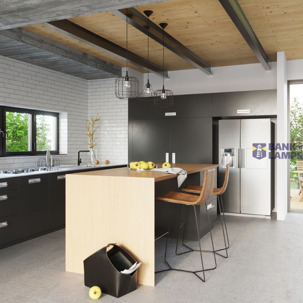 HANGING LAMP CELTA BLACK E27 1X60W IP20 image 9