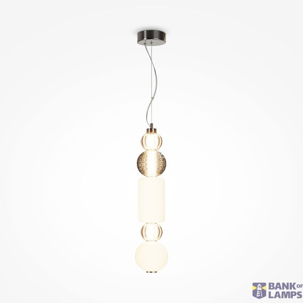 Pendant Collar Pendant lamp Chrome image 1