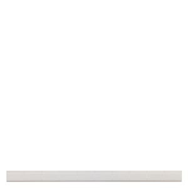 Labeling plate, flat, width: 10.2 mm, snap-on mounting, white, 10/16 mm2 image 1