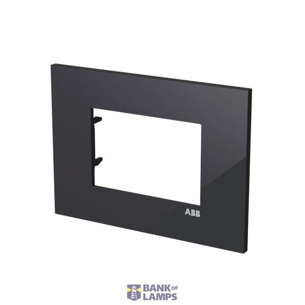Black 3M glass effect plate image 2