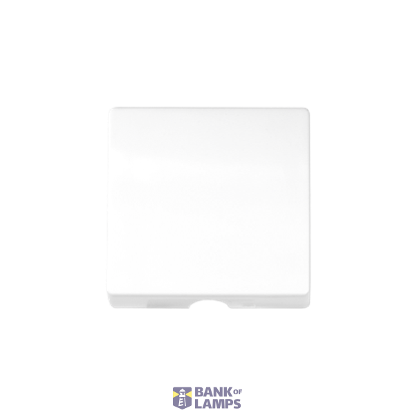 Cover for loudspeaker socket / cord switches, white image 1