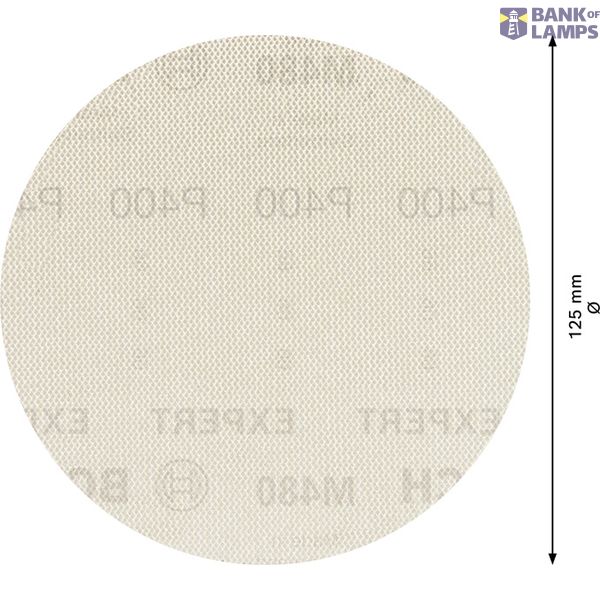 EXPERT M48 Sanding Net for Random Orbital Sanders 125 mm, G 4 5-pc image 1