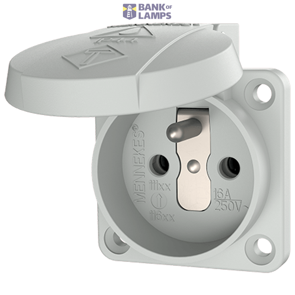 Grounding-Type 16A2p+E, 230V, IP44 gray image 1