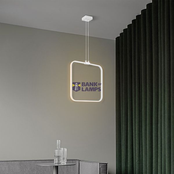LED quad pendant lamp ↔ 35 cm white image 2
