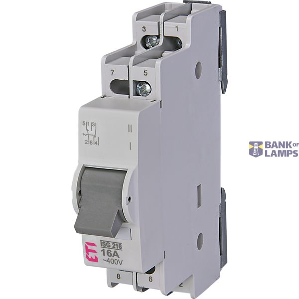 ISG 216 2p 16A change-over switch image 1