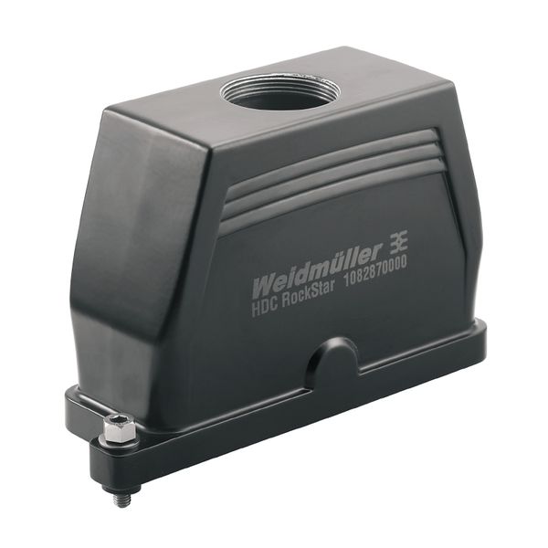 HDC enclosures, Size: 8, Protection degree: IP66, IP68, in plugged condition, Plug housing, Clamping yoke connection, Standard, Size of cable entries: M 32 image 2