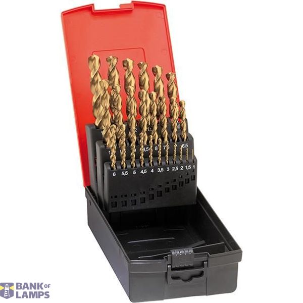 Drill bit set 1.0-10.5mm HSS Co5, 24 pieces FORMAT image 1