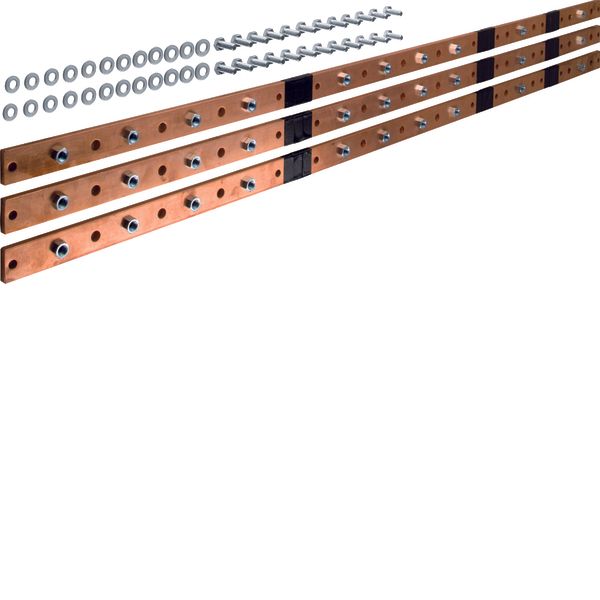 Busbar,universN,40x10mm,6 section image 1