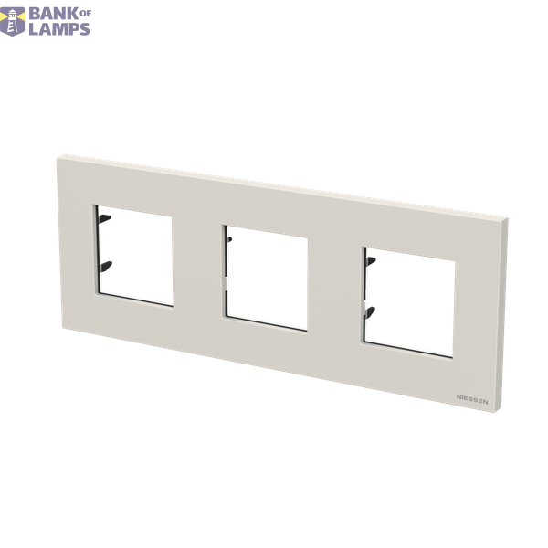 Frame 3-gang / 2+2+2-modules - IP44 - Dune image 2