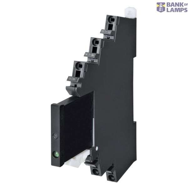 Slimline SSR 6mm, incl. socket, AC output TRIAC, 2A, Push-in terminals, 24V AC/DC, Zero-cross G3RV5014R image 1