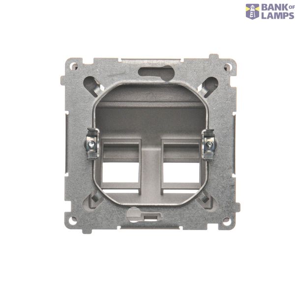 Touch panel 3 modules, Modul 1: 2 vertical touch fields, Module 2: 1 touch field, Module 3: 2 vertical touch fields, Fixing: horizontal, Silver mist image 1