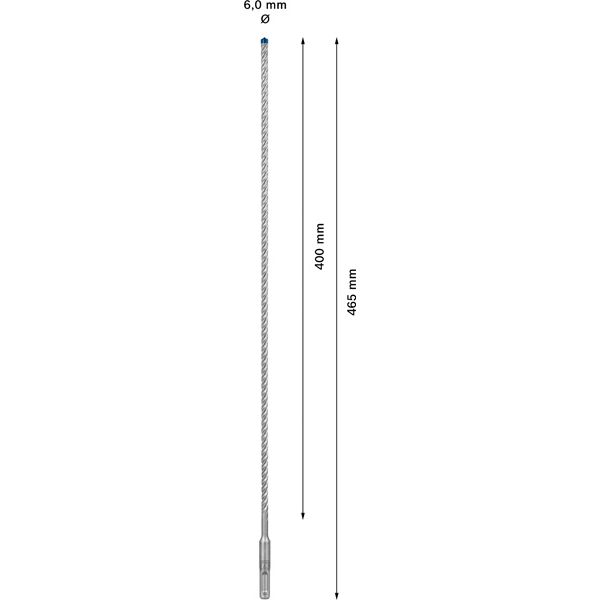 EXPERT SDS plus-7X Hammer Drill Bit 6 x 400 x 465 mm image 2