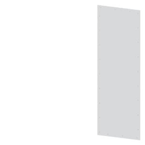 SIVACON, side panel, flat, IP40, H: 1800 mm, W: 600 mm, RAL 7035 image 1
