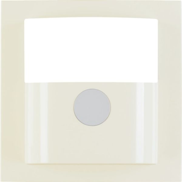 Cover for motion sensor, compact, Berker S.1, cream, gloss image 1