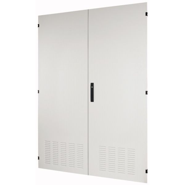 XTSZDSKV4S-H2000W1350 Section wide door, ventilated, HxW=2000x1350mm, double-winged, IP42, grey image 1