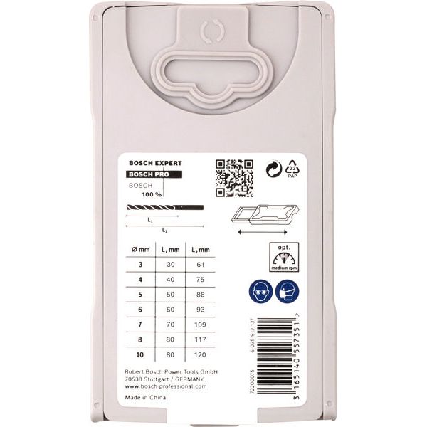 7-piece wood drill bit set 3,4,5,6,7,8,10 image 1