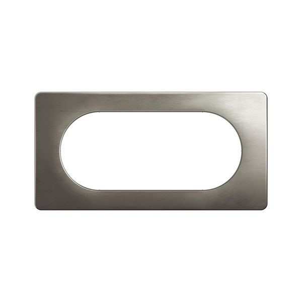 PLATE 2G LARGE SATIN STEEL image 4