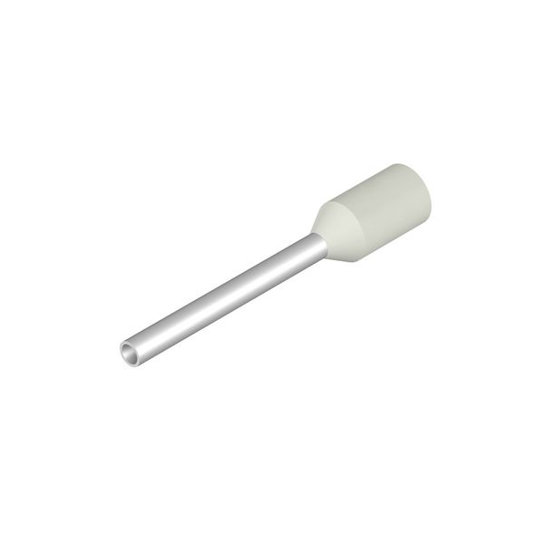 Wire-end ferrule, Standard, 14 mm, 12 mm, white image 1