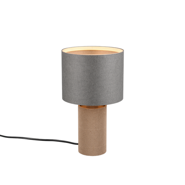 Canio table lamp 27 cm E27 wood/grey image 1
