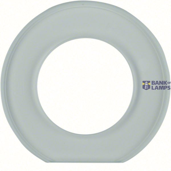 Cover frame 1-v end piece, Series Glass, clear image 1