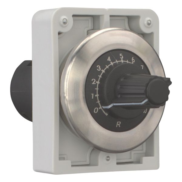 M30I-FR1K Potentiometer, flat front, M30, 30.5 mm, R 1 k„¦, P 0.5 W, Front ring stainless steel image 12
