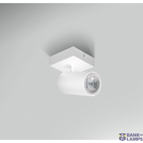 FARETTO SOFFITTO ENFASI SQUARE BIANCO image 1