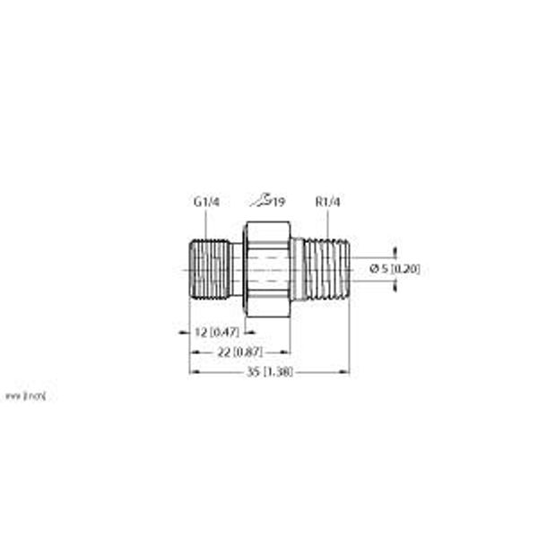 Accessories Threaded Adapter   PCV-R1/4 image 1