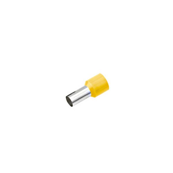 Wire ferrule isolated, 25mmý, L1= 16mm, yellow image 1