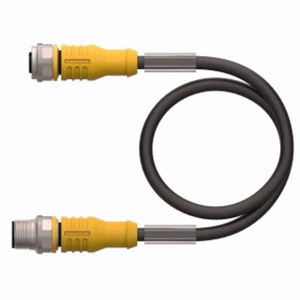 Actuator and Sensor Cable, PUR Extension Cable   RKC4.4T-1-RSC4.4T/TXL3013 image 2