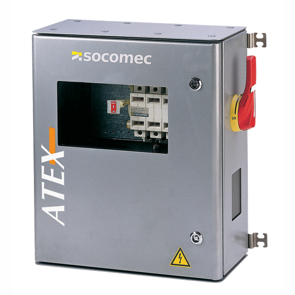 ATEX steel safety enclosure 6P 160A Bottom/Bottom connection image 1