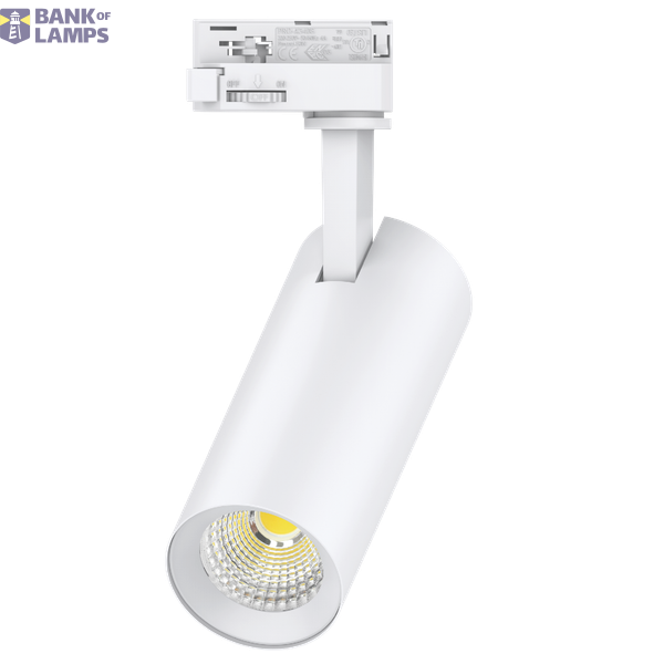 Mesa 3-Wire 1-Circuit Track-mount Spot Light 20W 38° SCT WHT image 1