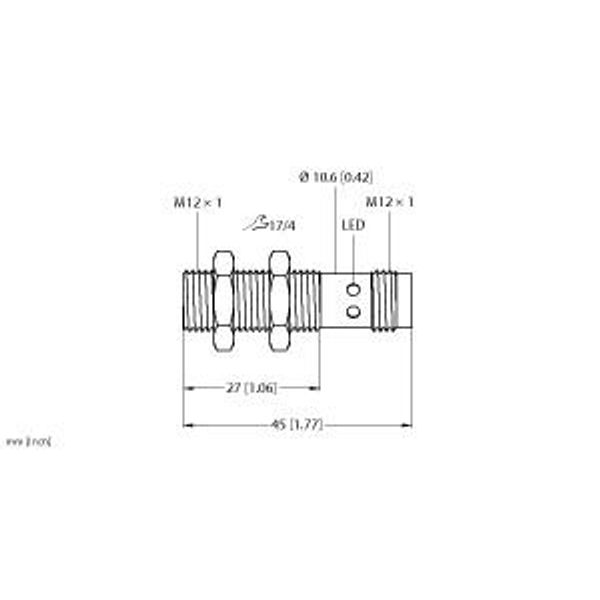 Capacitive Sensor   BCT4-M12-IOL-H1141 image 1
