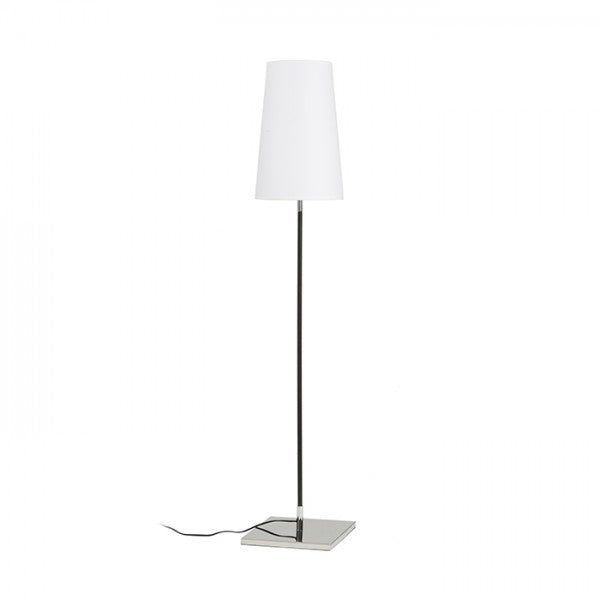 LULU floor white/black chrome 230V LED E27 8W image 1