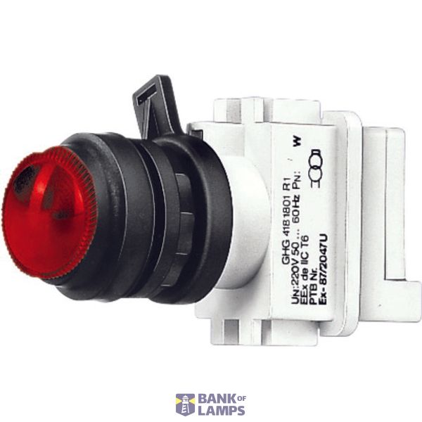 Ex-e Control station GHG418 81 for zone 1/21, Variant: zSIGNALEUCH.ER20-250V-AC/DC WS-RT-GN-GEz image 6