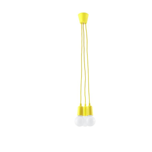 SOLLUX - pendant lamp DIEGO 3 yellow SL.0579 image 1