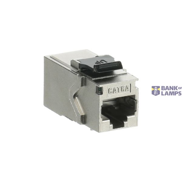 0229/05-500 Keystone Modular Jack 2x RJ45 Cat.6A 8(8) silver image 2
