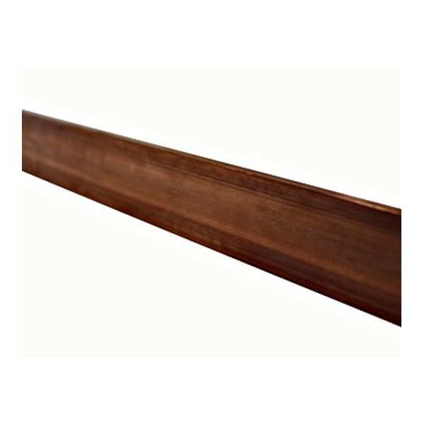 Copper busbar, blanc, 1490A, 100x10mm, 2m (The price is shown without markup on metals. Request a quote for accurate information) image 1